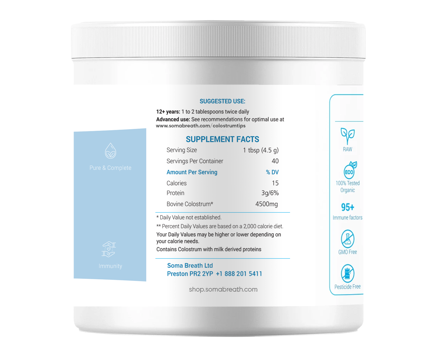 Renegade Colostrum. Colostrum benefits have been proven to boost your immunity and provide optimum health. Colostrum is delicious and can be used in your favourite smoothie recipe.